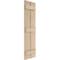 Ekena Millwork Rustic Two Board Spaced Board-n-Batten Sandblasted Faux Wood Shutters, 11 1/2W x 64H, PR SHUBSS11X64SDPR - alternate 10